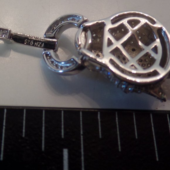 Tiara Leopard Head SS 9.25 CZ Bracelet BNWT - Picture 8 of 12